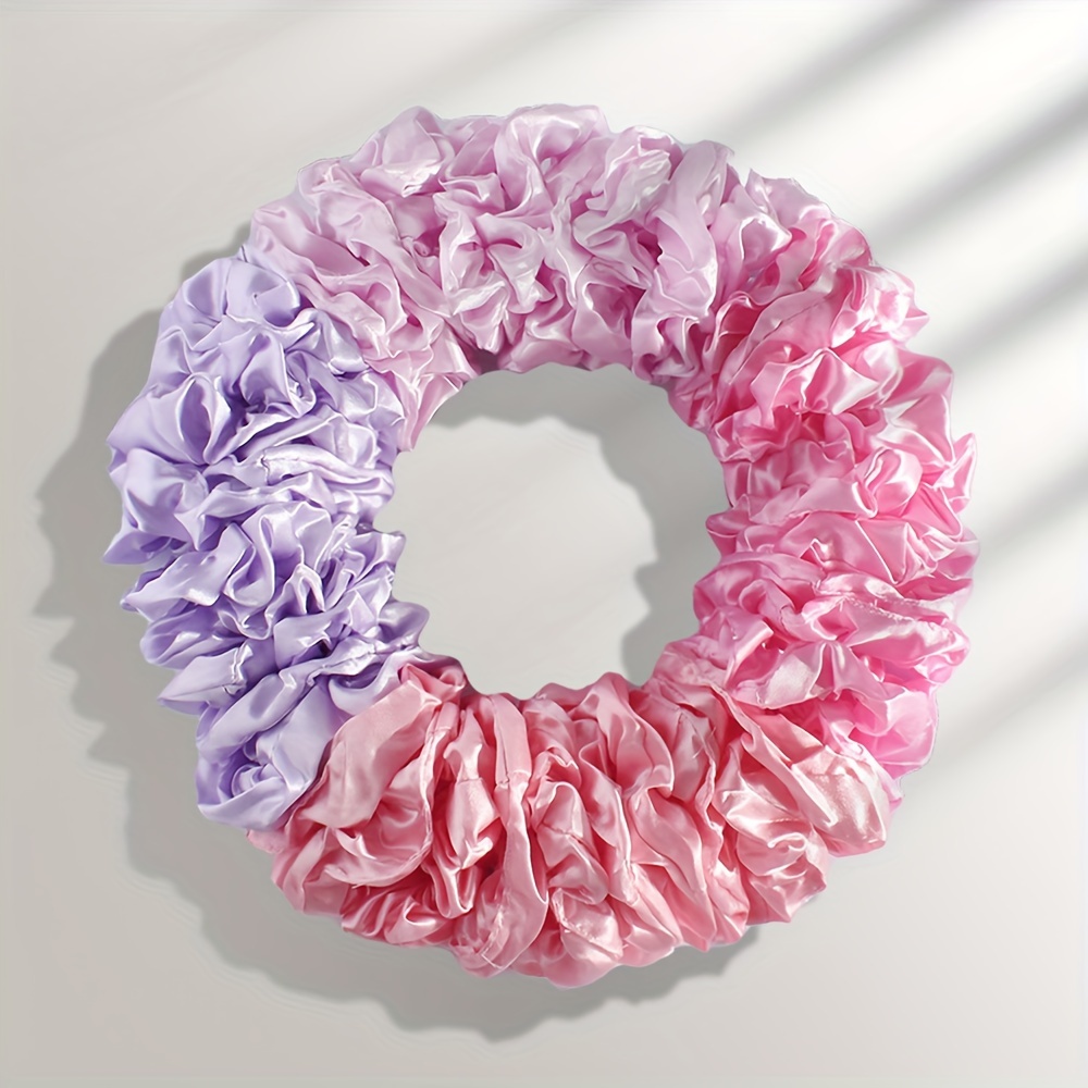 

Pack Of 10/12/40 High- Scrunchies In - Soft Polyester, Hair Ties For Teens,