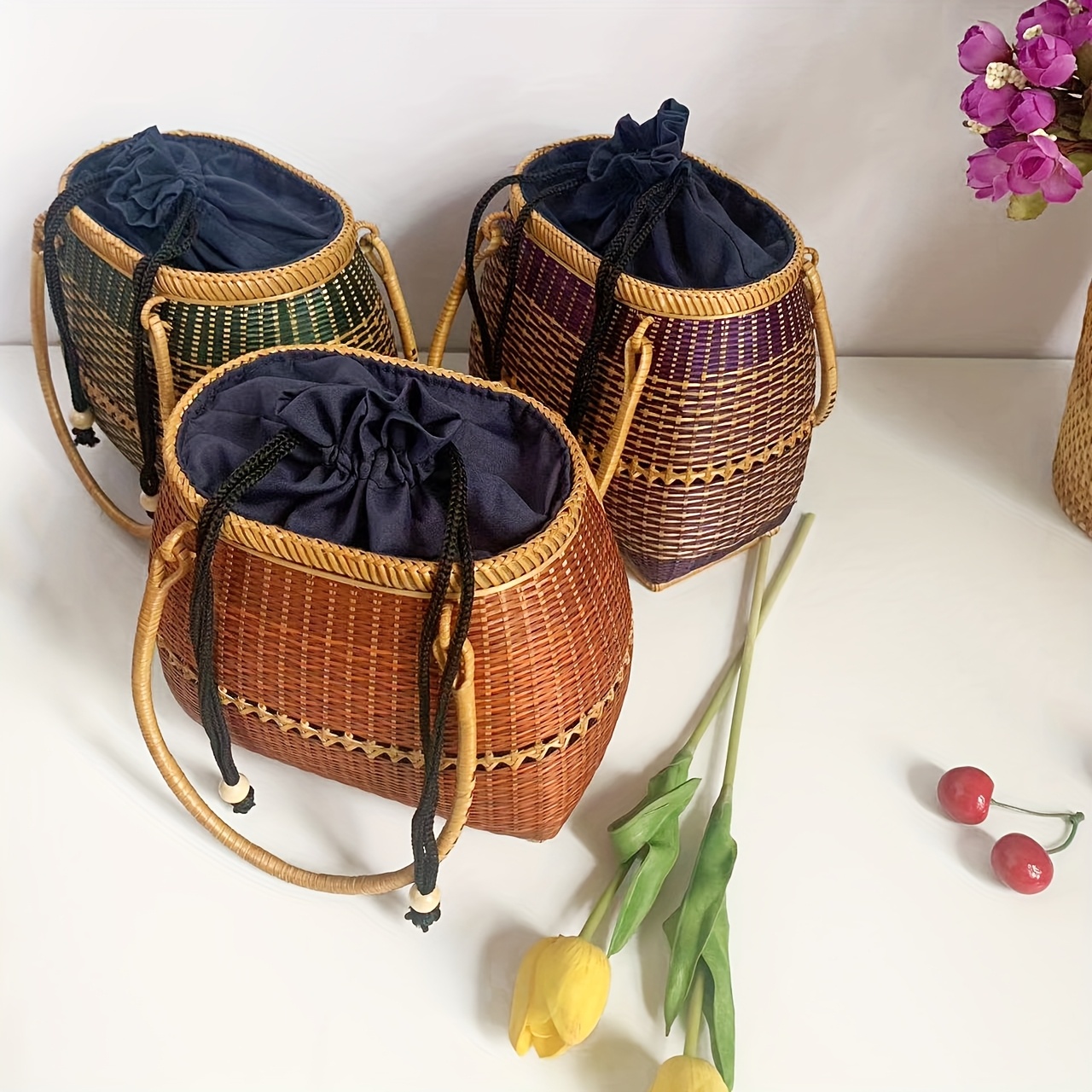 Rattan Handbag
