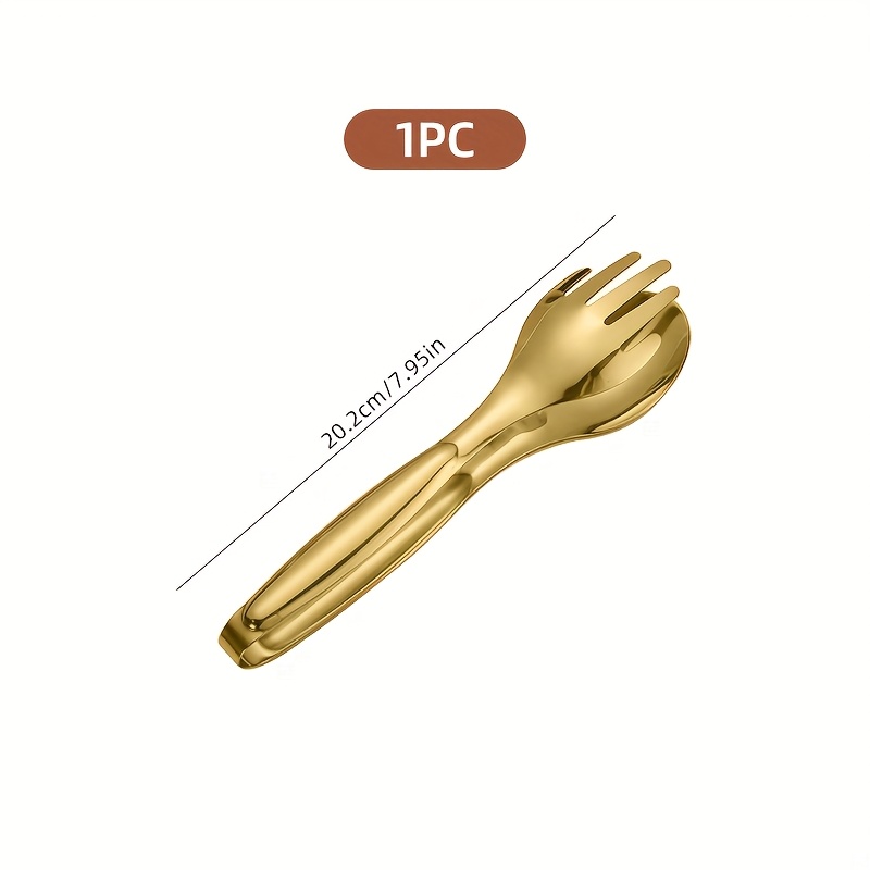 Elegant Gold-plated Stainless Steel Clips - Perfect For Salads, Bread, And Buffets - Durable Kitchen Accessories
