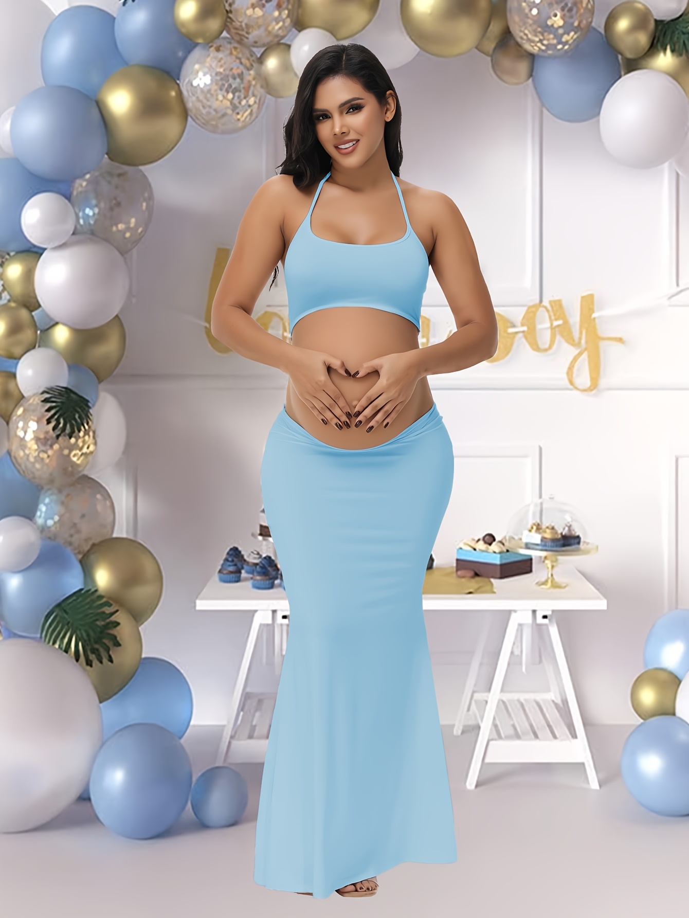 maternity dresses for baby shower - Mauritius