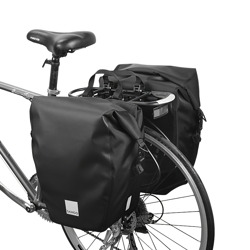 20L Bicycle Rear Rack Pannier Bag, Storage Bag for Road Cycling and Long-Distance Riding, Rainproof Waterproof Rack Bag