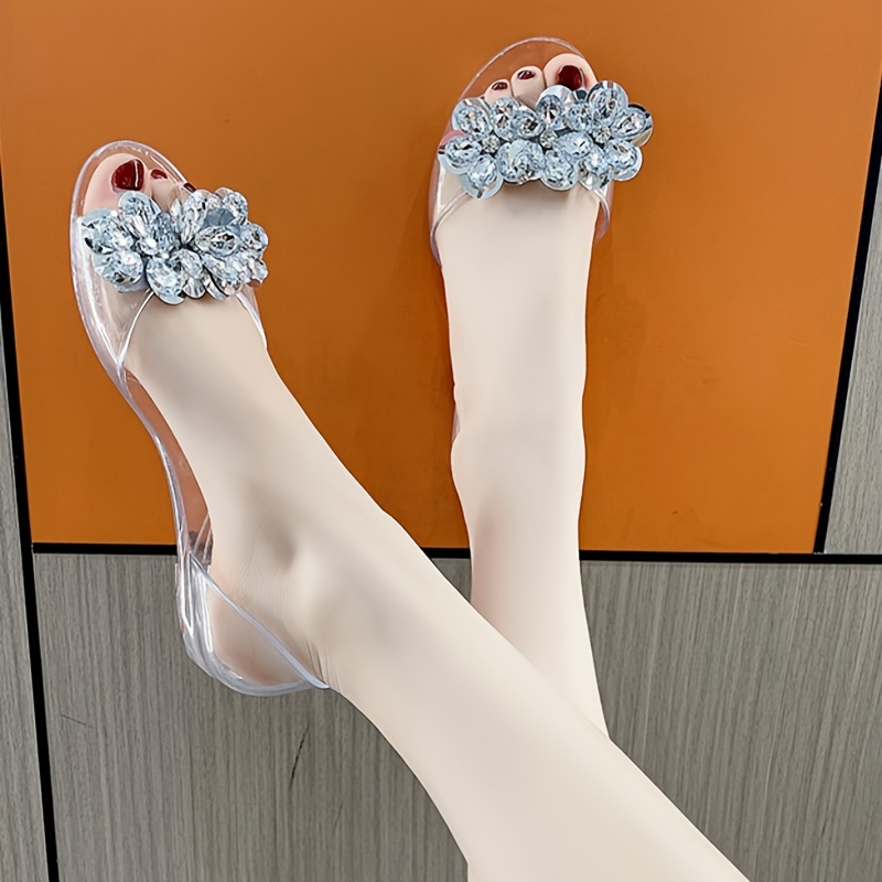 Stylische Jelly-Sandalen Für Damen - Transparente Sommerschuhe Für Strand & Stadt