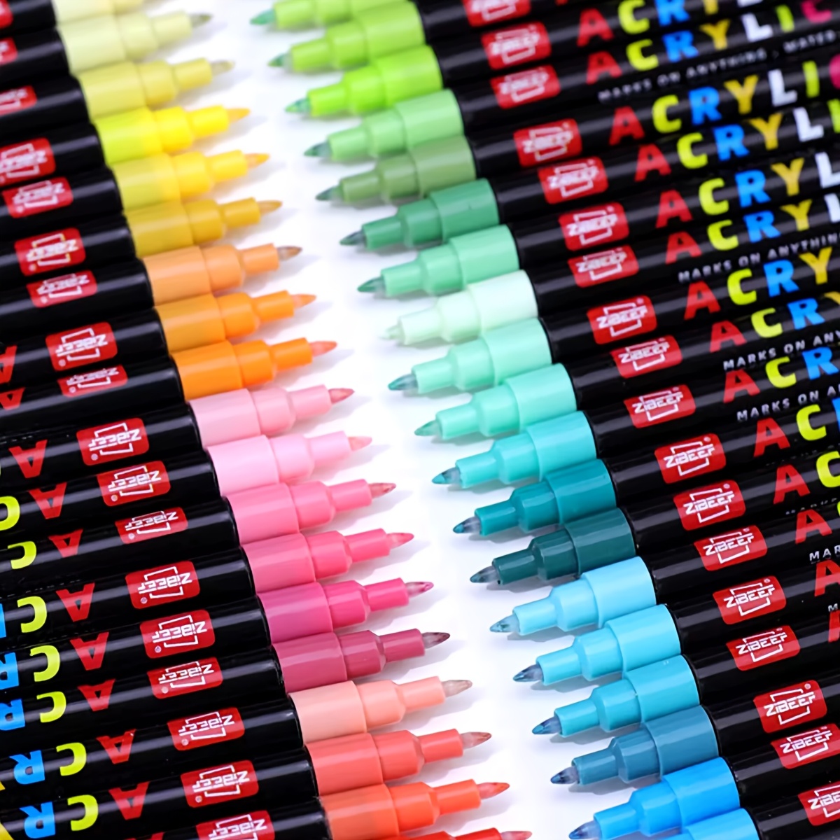 GUANGNA 27-Piece Acrylic Mark Pen Set