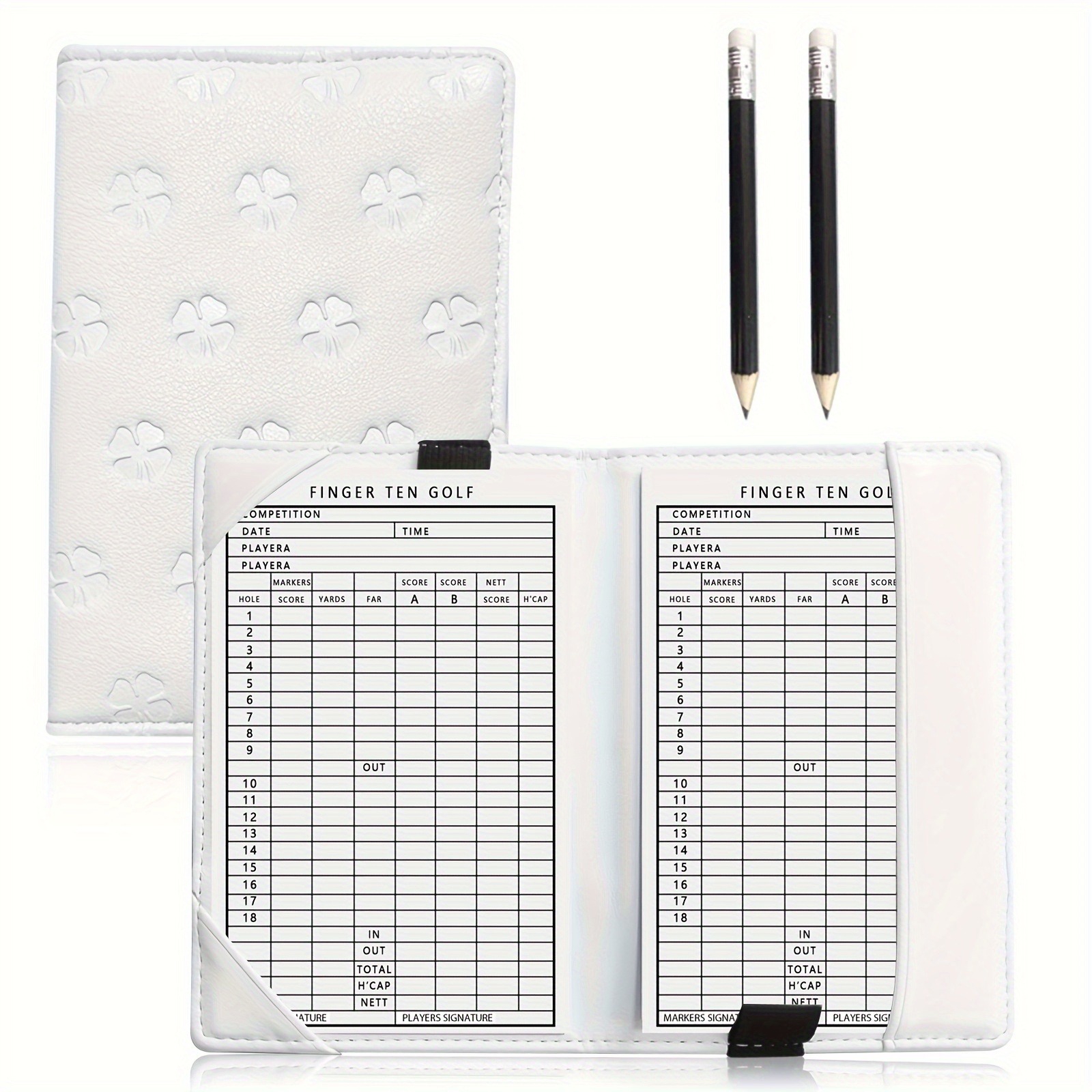 

Porte-carte de score de golf synthétique avec 2 crayons, cadeau de valeur, livre de comptage de score de golf, organisateur de distance, , délicat, pour hommes et femmes, , , bleu marine