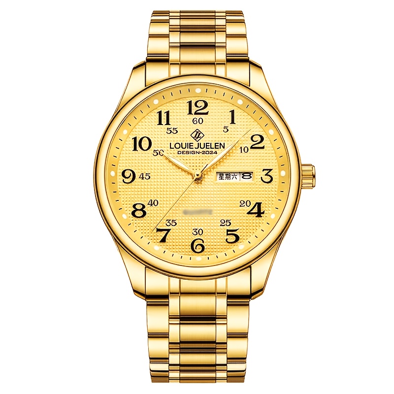 Image of 2026 New Style Classic Luxury 's High-end Watch With Luminous Hands, Top Brand Business Casual Vintage Wristwatch, Anniversary, Birthday, And Holiday Gift, Mechanical Watch, Without Battery