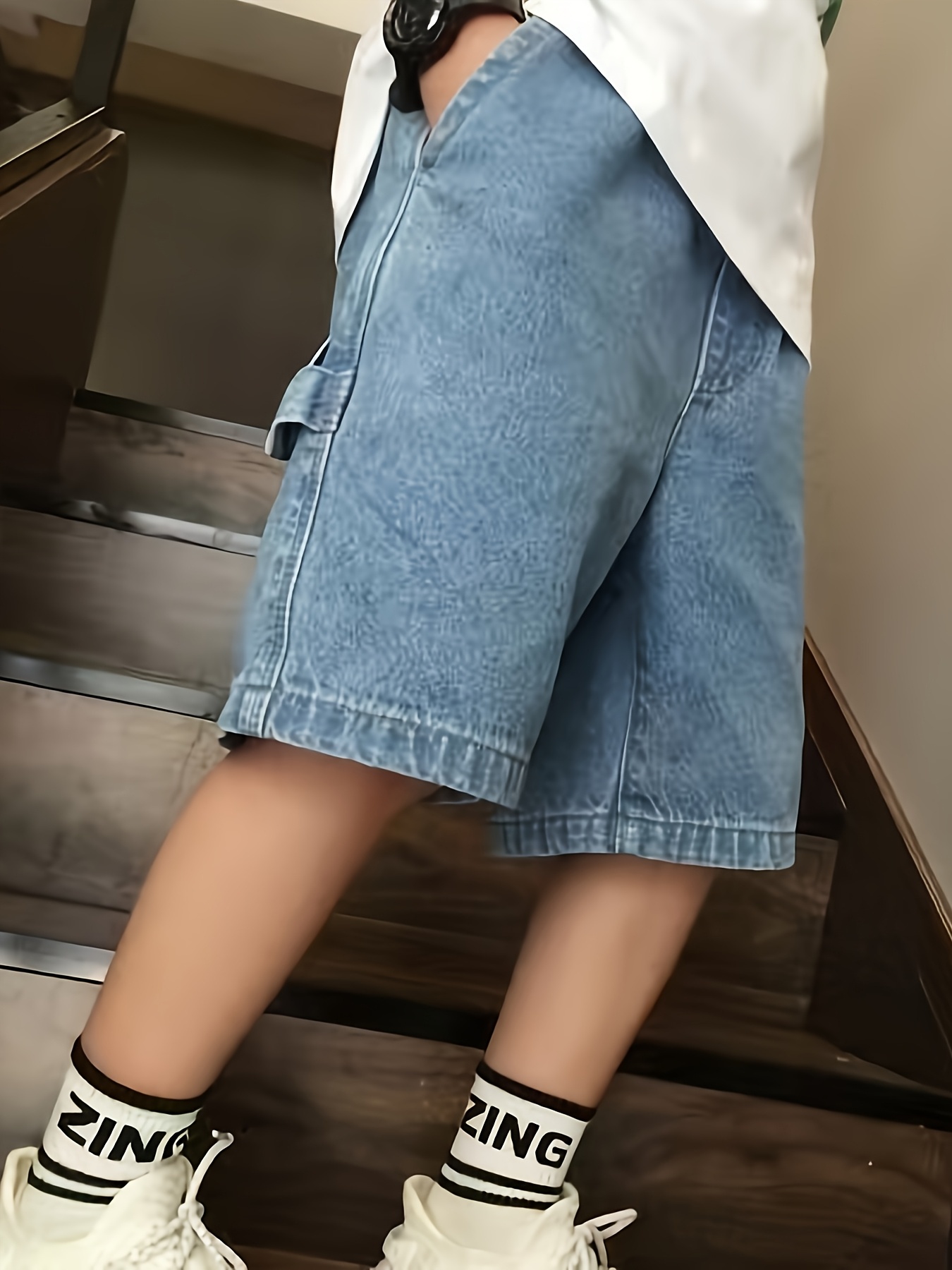 boys summer denim jeans   denim capri pants durable and super versatile comfortable breathable fabric non sweaty