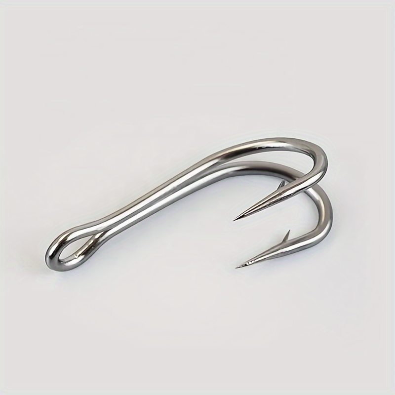 6 stainless steel fishing hooks 6 * Stainless Steel Fishing Jig Head Hook Fishing Rotary Hook