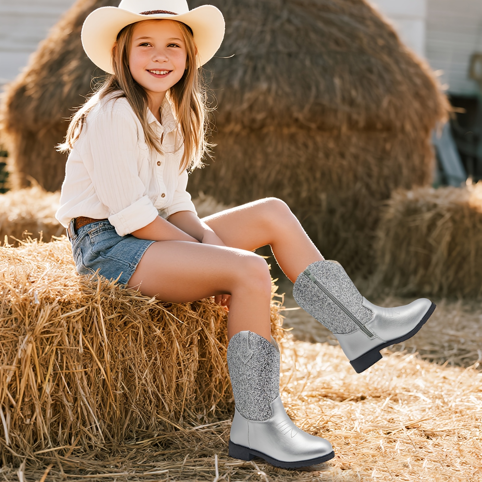boot glitter sold on Temu United States
