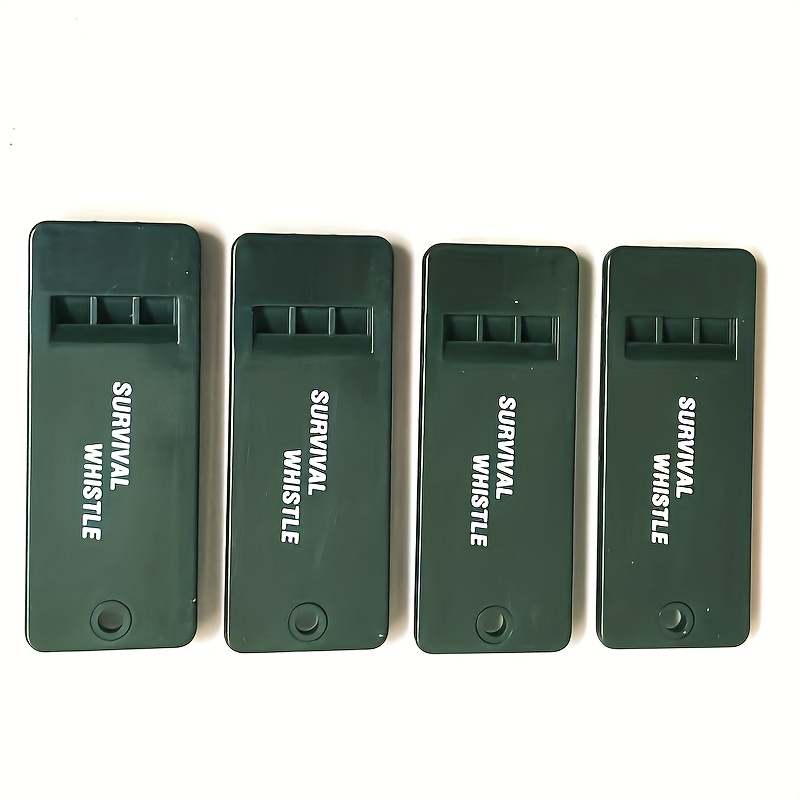 

4pcs Large Whistle, -frequency Outdoor Survival Whistle, Life-saving Emergency Whistle