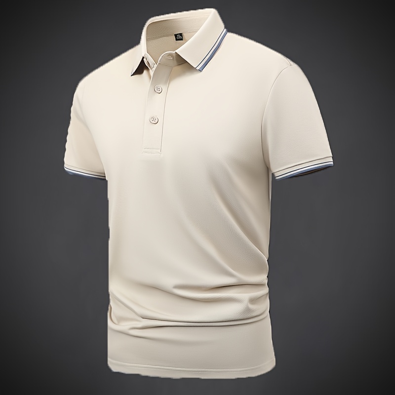 Men's Shirt Short Sleeve 2026 New Summer Lightweight Business T-Shirt Casual Collared Half-Sleeve