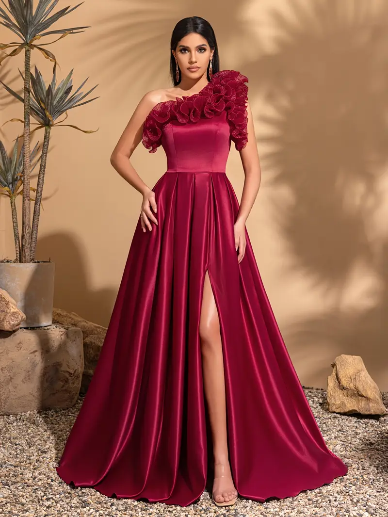 womens vintage asymmetric one shoulder satin evening gown - Temu Germany womens vintage asymmetric one shoulder satin evening gown - Temu Germany
