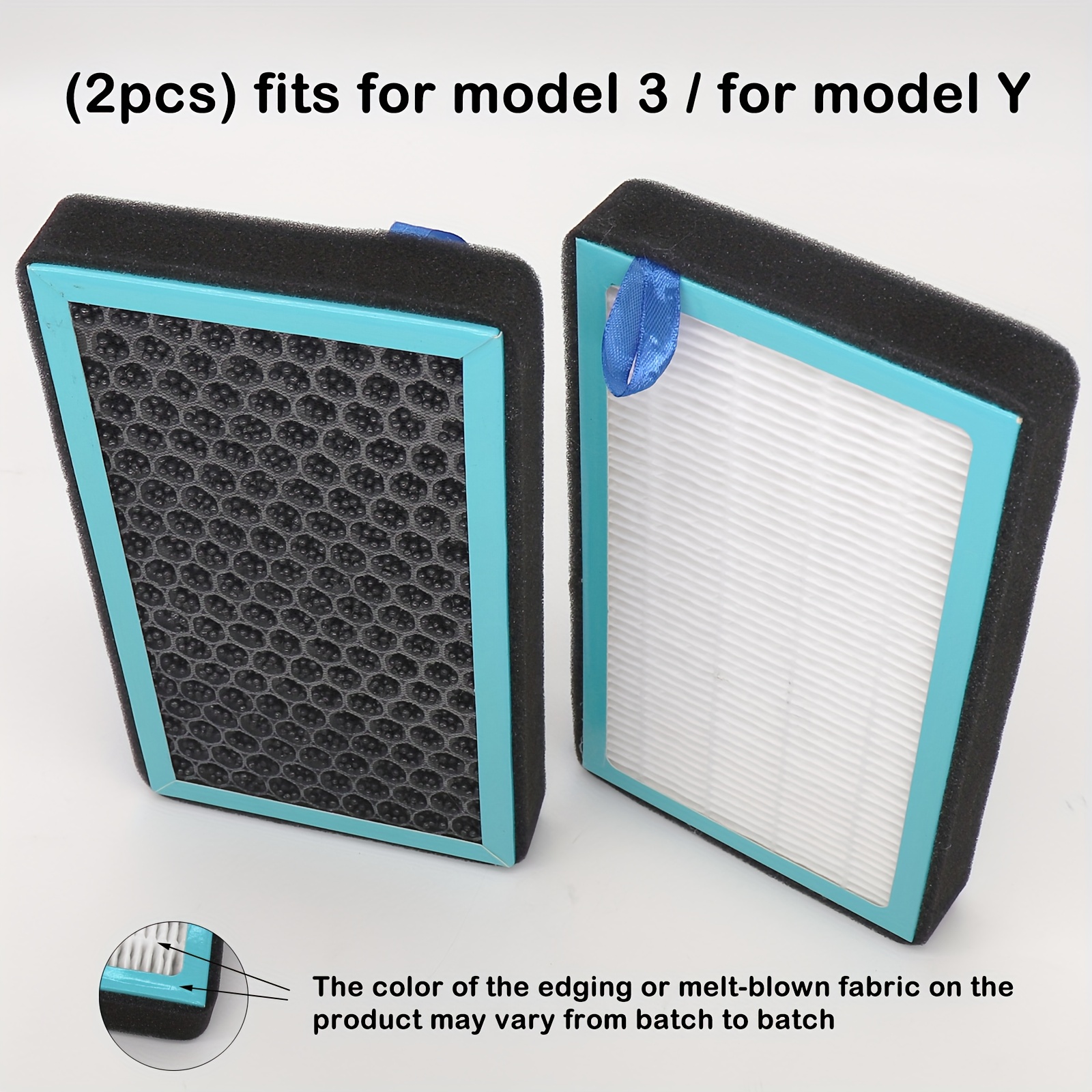 TEMU (2pcs) Fragran Melt-blown Air Filter With Activated Carbon For Model 3, For , Air Replacement Cabin Air Filter Accessories, Replacement