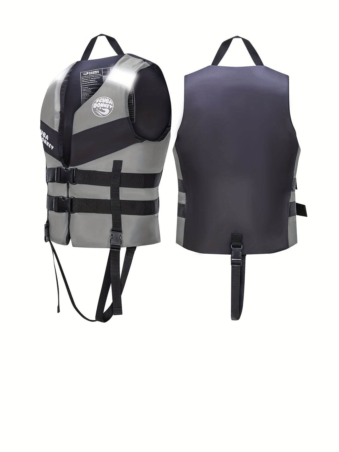 Life Jackets Vest Preserver Type Adult Fishing Boating With CO2