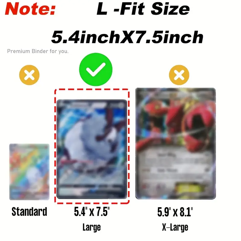 jumbo cards binder oversized cards 2 pockets - Temu jumbo cards binder oversized cards 2 pockets - Temu
