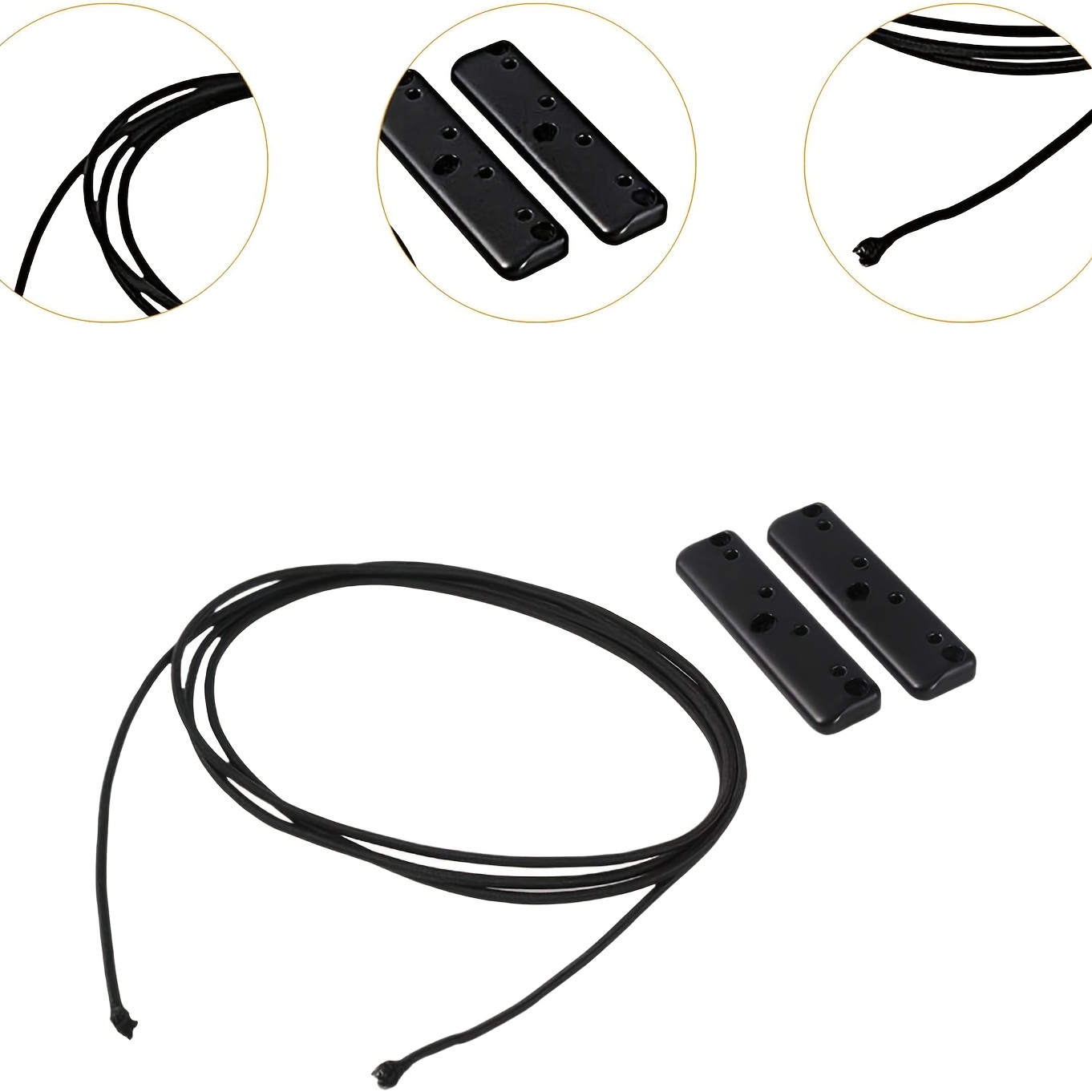 Image of Popular : Rv Hanging Cabinet Fence Made Of Abs Material, A Safety Barrier For Cabinets With A 197-inch Elastic Rope, Suitable For Rv Modifications.