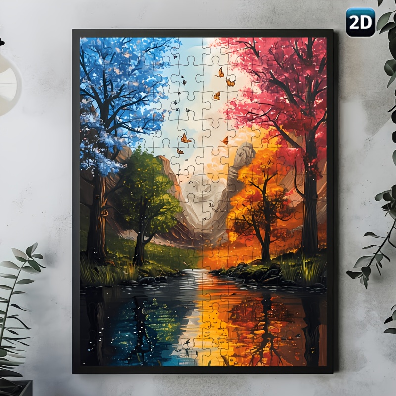 Four Seasons Tree of Life Jigsaw Puzzle