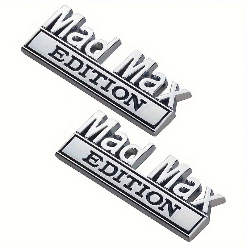 TEMU 2pcs Mad Emblem Sticker Badge Funny Decals Car Truck Door Decoration For Universal Vehicle Suv Motorcycle Accessories TEMU 2pcs Mad Emblem Sticker Badge Funny Decals Car Truck Door Decoration For Universal Vehicle Suv Motorcycle Accessories