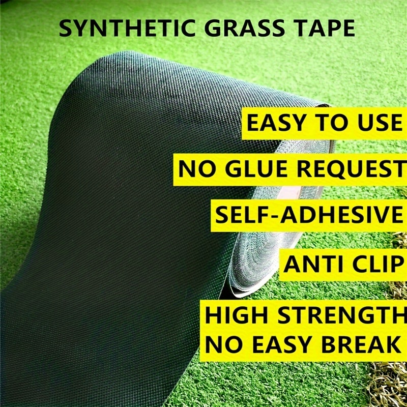 

Self-adhesive Seam Tape, 6" X 32.8ft - Durable Pe Material For Secure Lawn Joints
