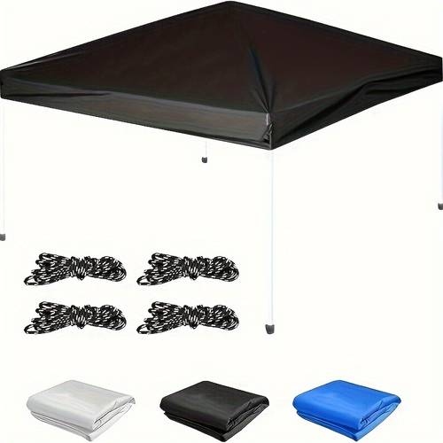 canopy replacement top cover up canopy tent cover with windproof ropes for straight leg frame waterproof canopy top for garden patio camping