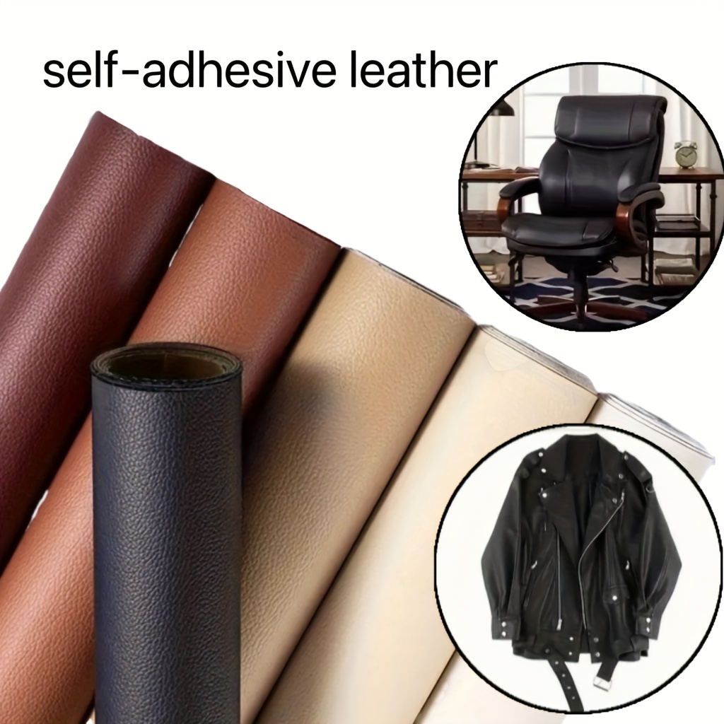 

crafty" Diy Self-adhesive Faux Leather Sheet - Large, Multi-color For Sofa, Table, Chair, Car Seat & More
