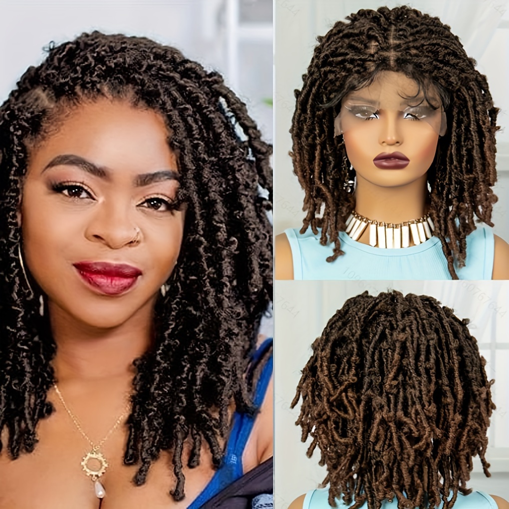 Platinum Blonde Braided Wigs for Afro Women Long Straight White Box Braid  Wig Pre-Plucked Hairline Micro Glueless Synthetic Braids Lace Front Wig  Heat