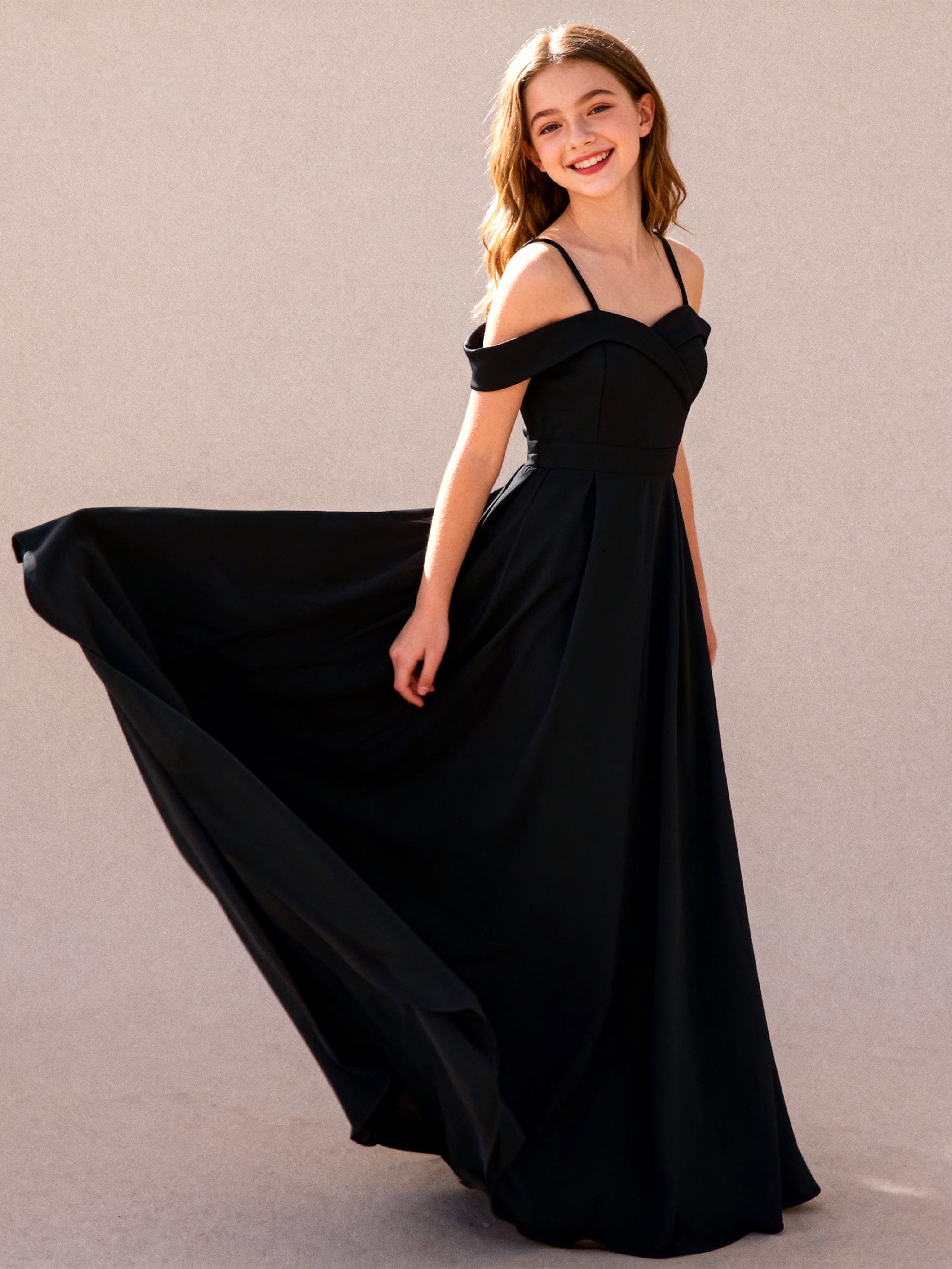 black long dresses sold on Temu United States