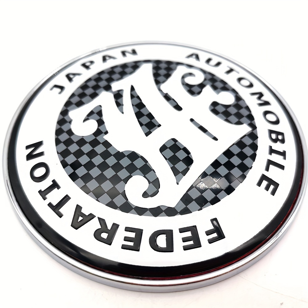 Pegatina/Emblema JAF (Japan Automobile Federation) – Rojo – Para