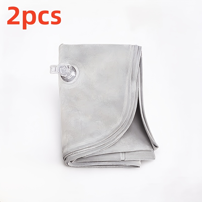 TEMU 2pcs Ergonomic U-shaped Neck Pillows, Gray Travel Neck Pillows, Portable Cervical Support Cushions, Multifunctional Travel And Office Neck