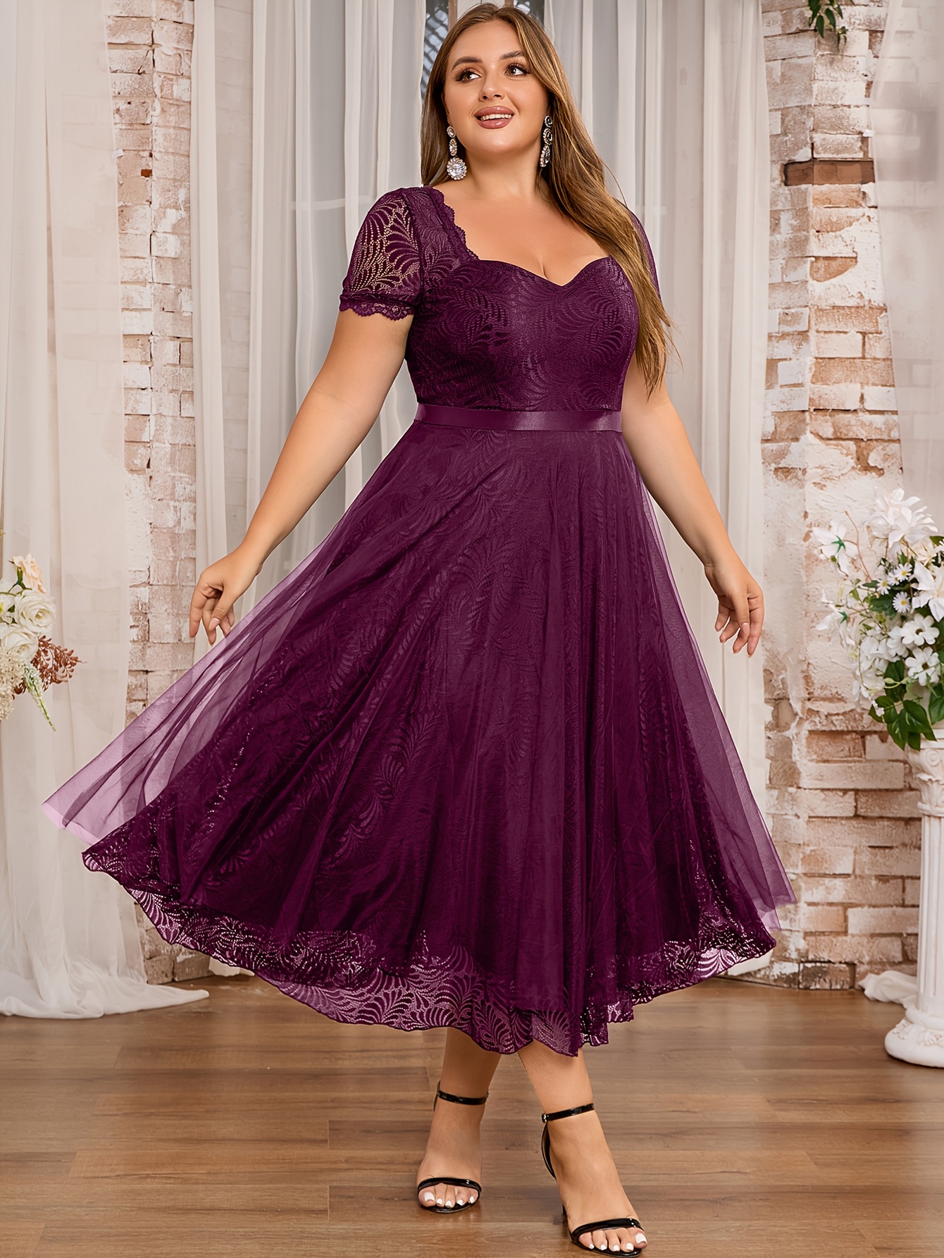 princess polly baby blue dress Chic A-Line Maxi Chiffon Plus Size Bridesmaid Dress COCOMELODY CB0775, Soft Blush