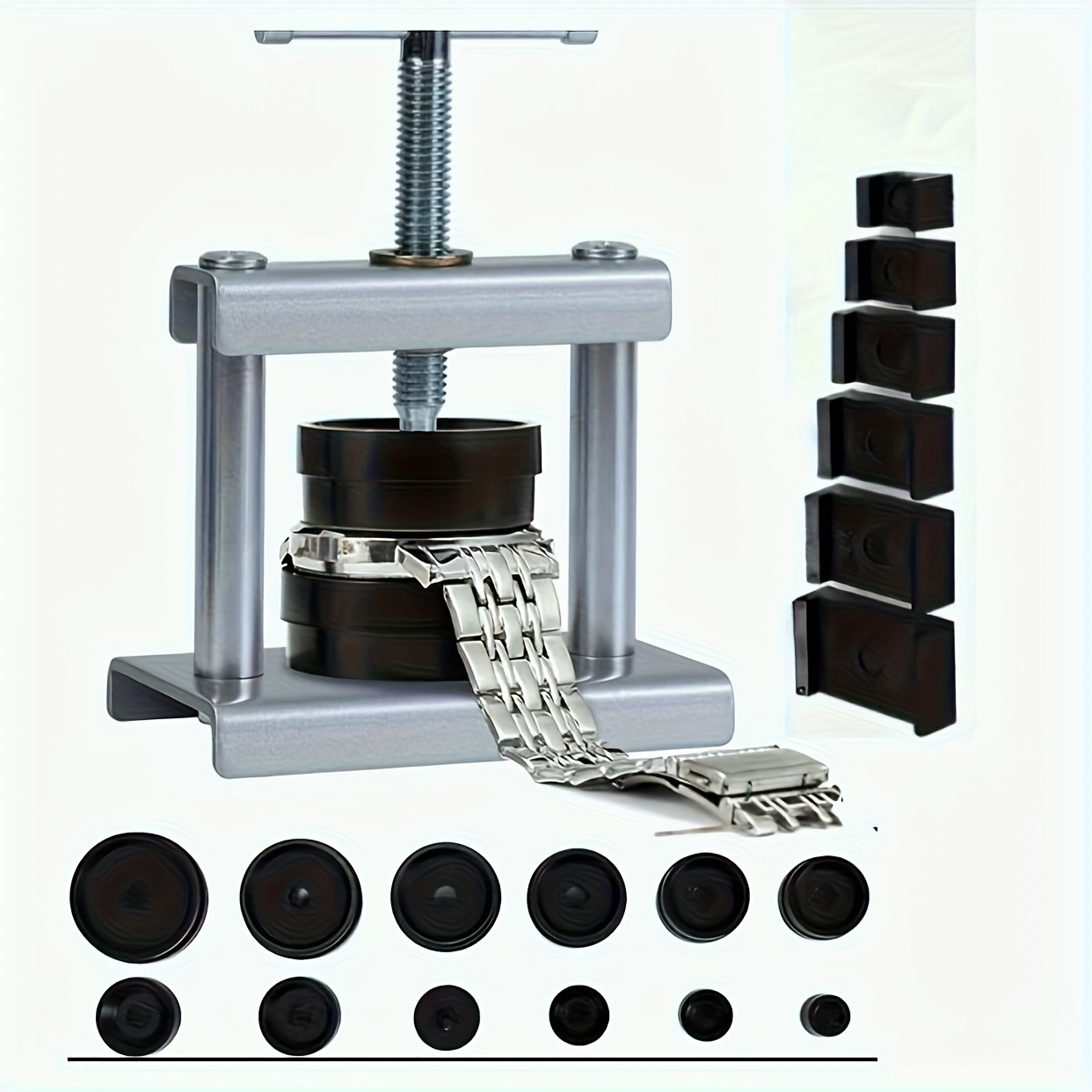 13pcs And 19pcs Professional Watch Press Set - Tools For Closing Watch Backs And Watch Repair Dies - An Ideal Gift