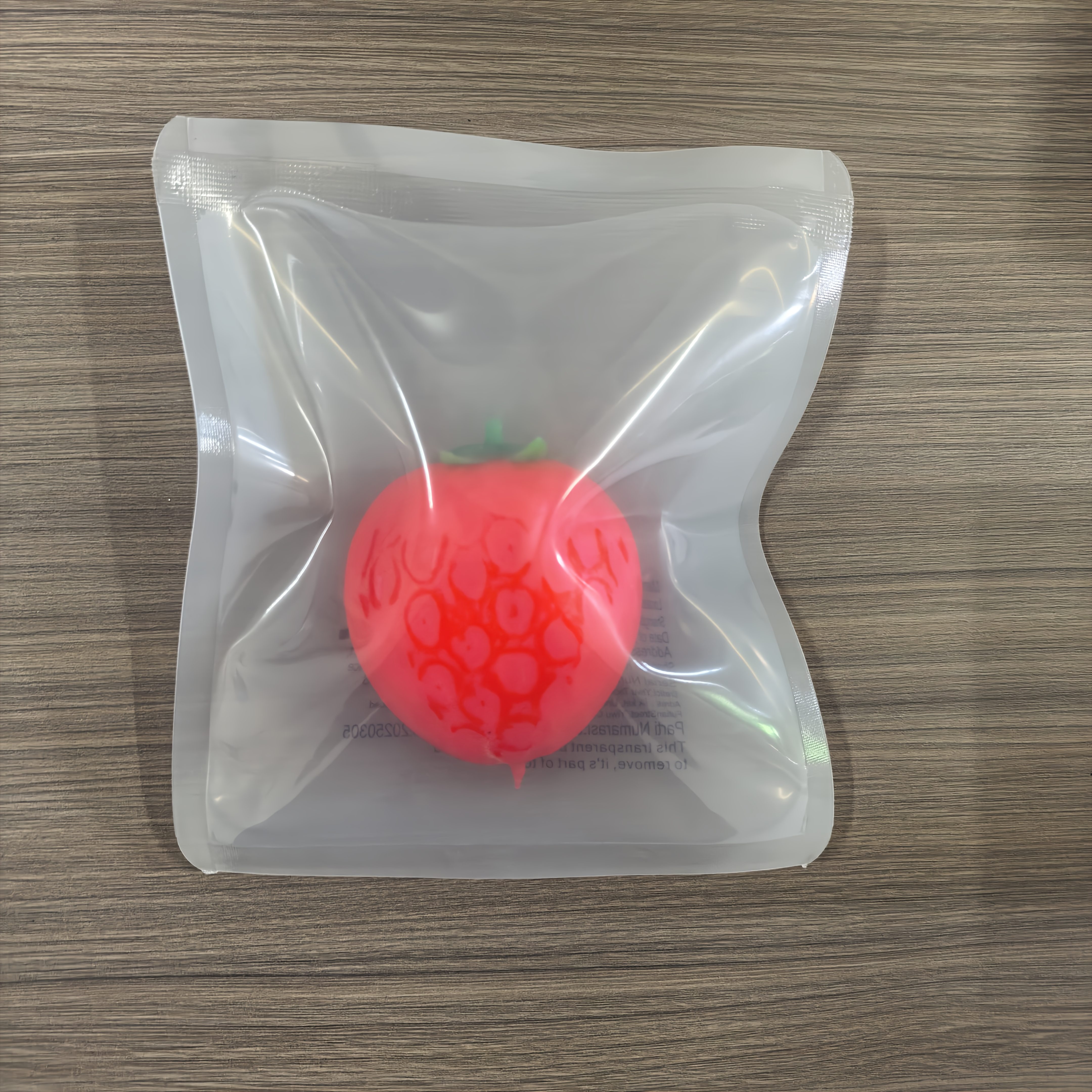 Image of 1pc Large Strawberry Soft Plush Toy, A And Squeezable Plushie With Good , A Stress-relief Toy, Home And Office Desktop Decor, A Perfect Birthday, Christmas, And Halloween Gift Relaxing And Fun