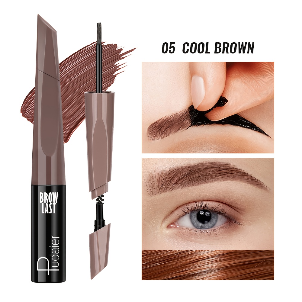 Lazy Semi-permanent Double-ended Tear-off Eyebrow Dye With Brush, Waterproof And Sweatproof, Anti-smudge Eyebrow Dye, With A Sense Of Atmosphere, Supernatural Eyebrow Dye Balm|cosmetics