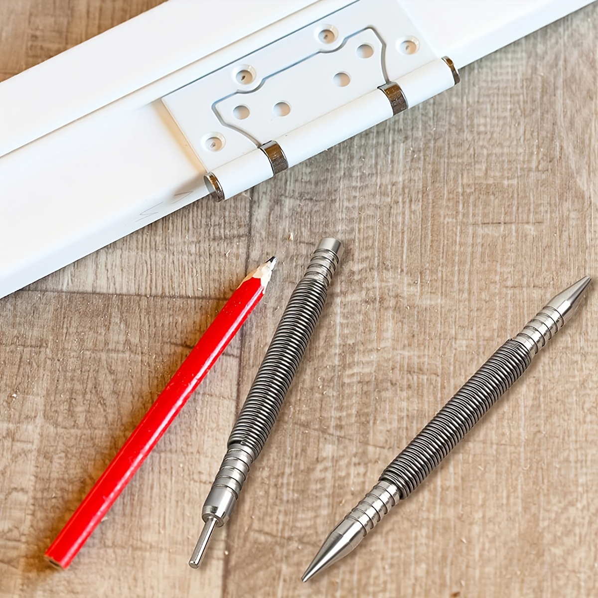 dual pointed flat end double ended spring loaded punch nail Temu Australia