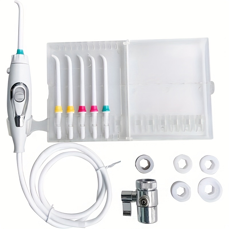 Image of Easy-to-use Portable Home Dental Cleaner, Faucet-mounted Oral Irrigator For Quick Teeth Cleaning And Rinse