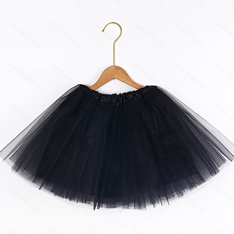 TEMU Adult Tutu Skirt - 4-layer Polyester Tulle With Solid Lining, Princess Puffy Ballet Dance Skirt, Non-feathered, No Power Supply Needed, Battery-free Accessory