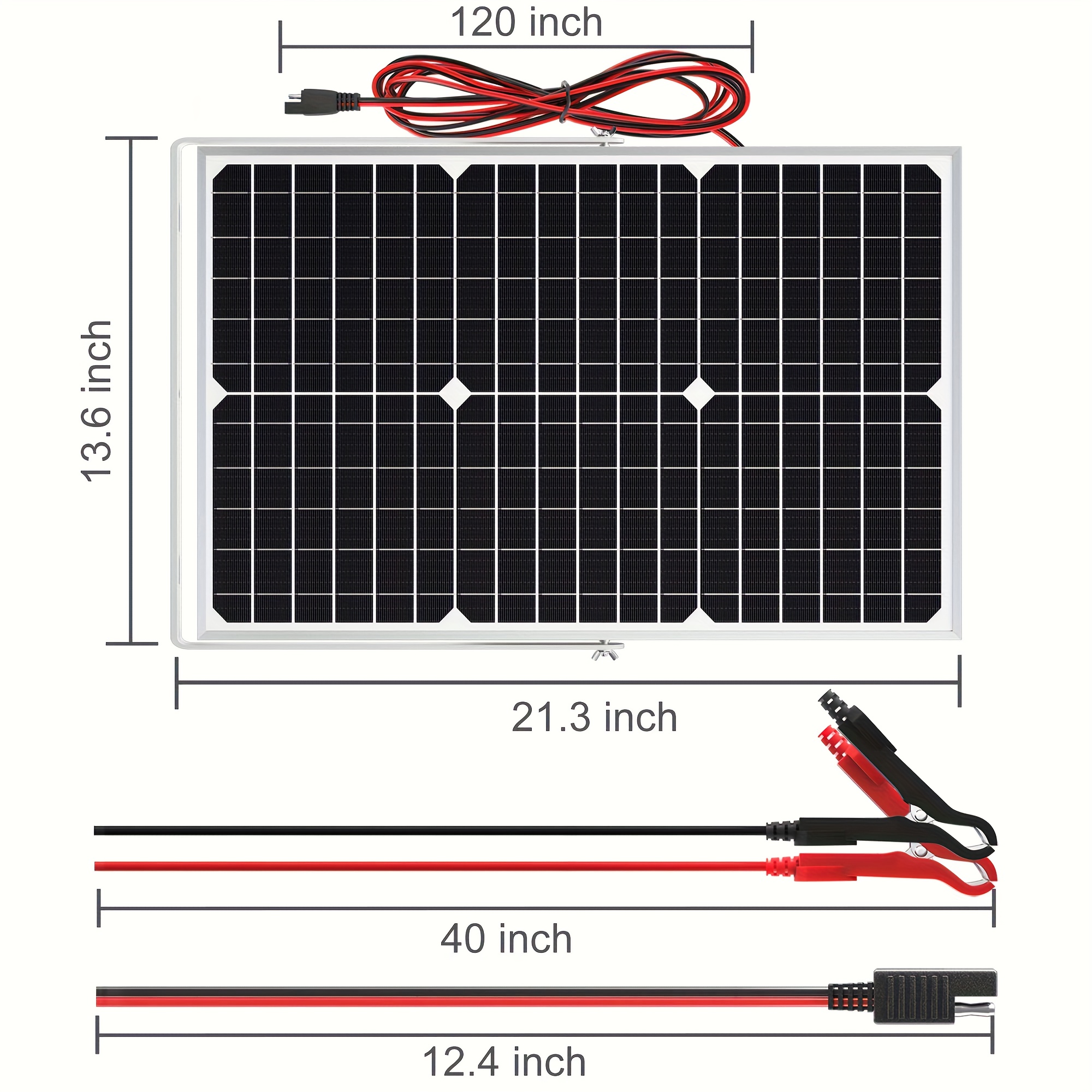 solar car 30w 12v battery charger portable solar battery charger and maintainer power bank solar panel for campers boats, portable solar charger, solar charger power bank for everything, solar phone   fast charge, solar panel portable, solar usb charger, outdoor  , boat battery maintainer, lightweight panel,  , highefficiency panel, reliable charging device, solar maintainer, boat owners,   Product details 4