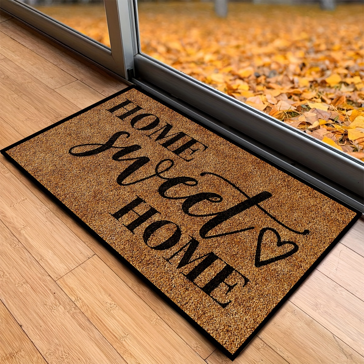 

1pc, Doormat, Front Door Mat, Welcome Mat, Rustic Welcome Mat For Front Door, Outdoor Entrance Mat, Ideal For Home Indoor Farmhouse, Funny Kitchen Carpet, Home Decor