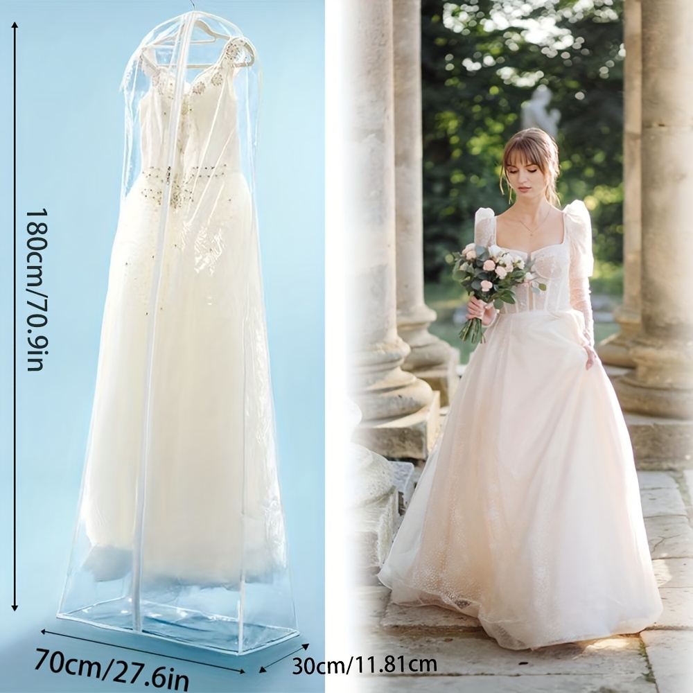 clear pvc garment bag wedding dresses long formal gowns - Temu Australia