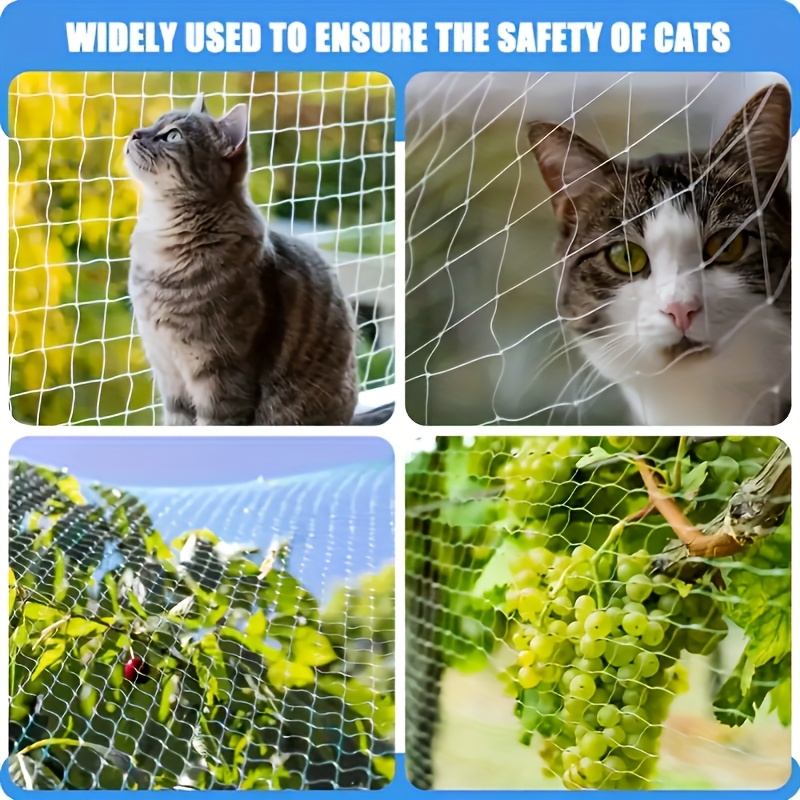 5m×5m Heavy-duty Pe Net | Yard Fruit Tree Insect And | Indoor/outdoor Anti-fall Safety Fence | Durable Scratch-resistant Cat Isolation Net