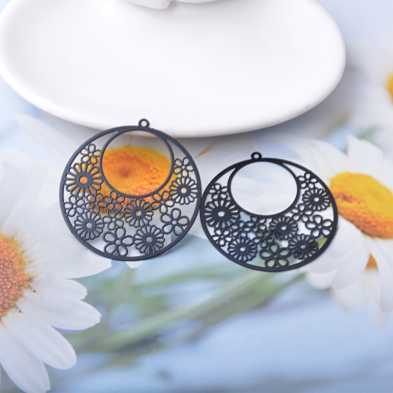 10pcs Colorful Round Charms Pendant Set for Women