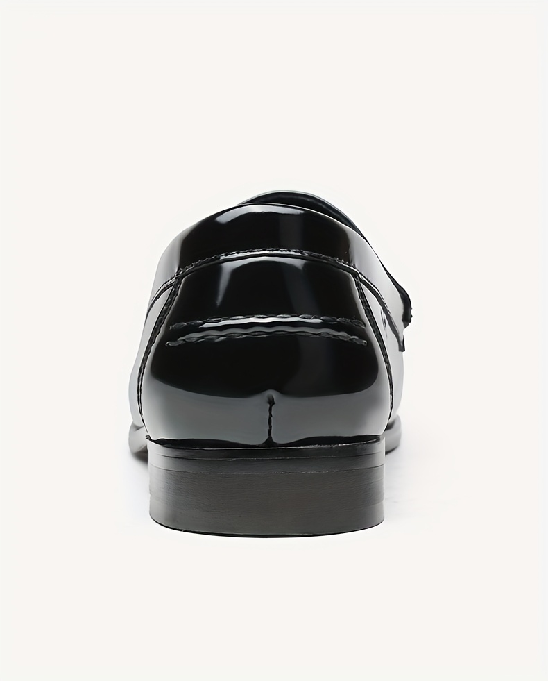 Business Casual Men'S Plus Size Fashion Loafers, Slip-On Lazy Shoes, Comfortable And Wear-Resistant Rubber Sole
