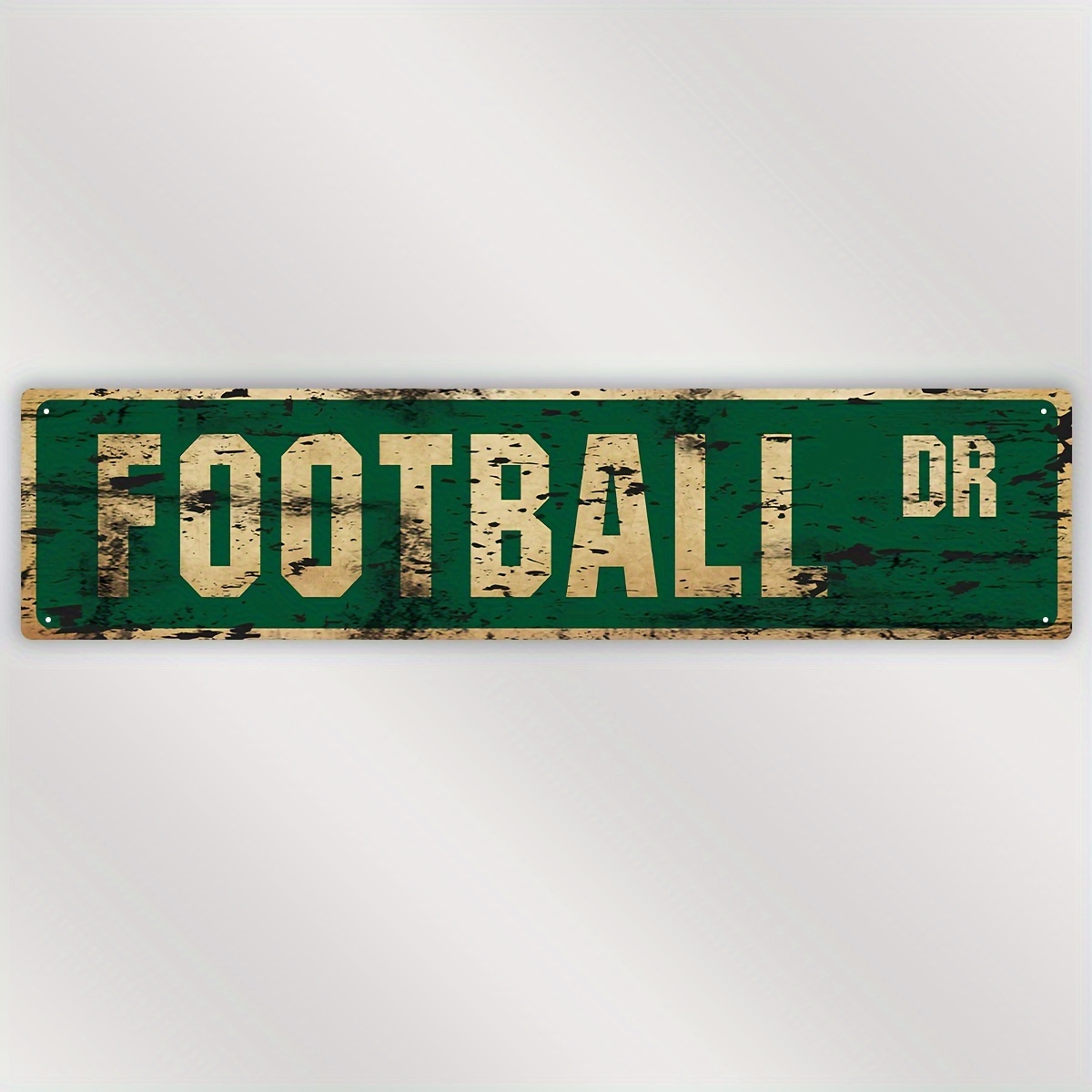 

Vintage Porch Rules Football Sign: 11.5" X 3.7" Metal Hanging Wall Art - Waterproof, Dustproof, Perfect For Home, Restaurant, Bar, Cafe, Garage Decor