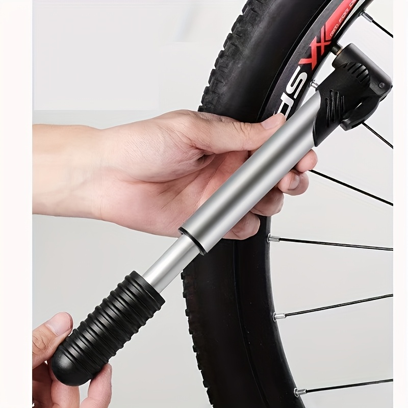 TEMU 【持ち運び便利】自転車用式空気入れ - ミニインフレーター、コンパクトで軽量で持ち運びが簡単、家庭用ユニバーサル高圧ポンプ、自転車、バボール、サッカーボール、浮き輪、自転車用アクセサリーに最適