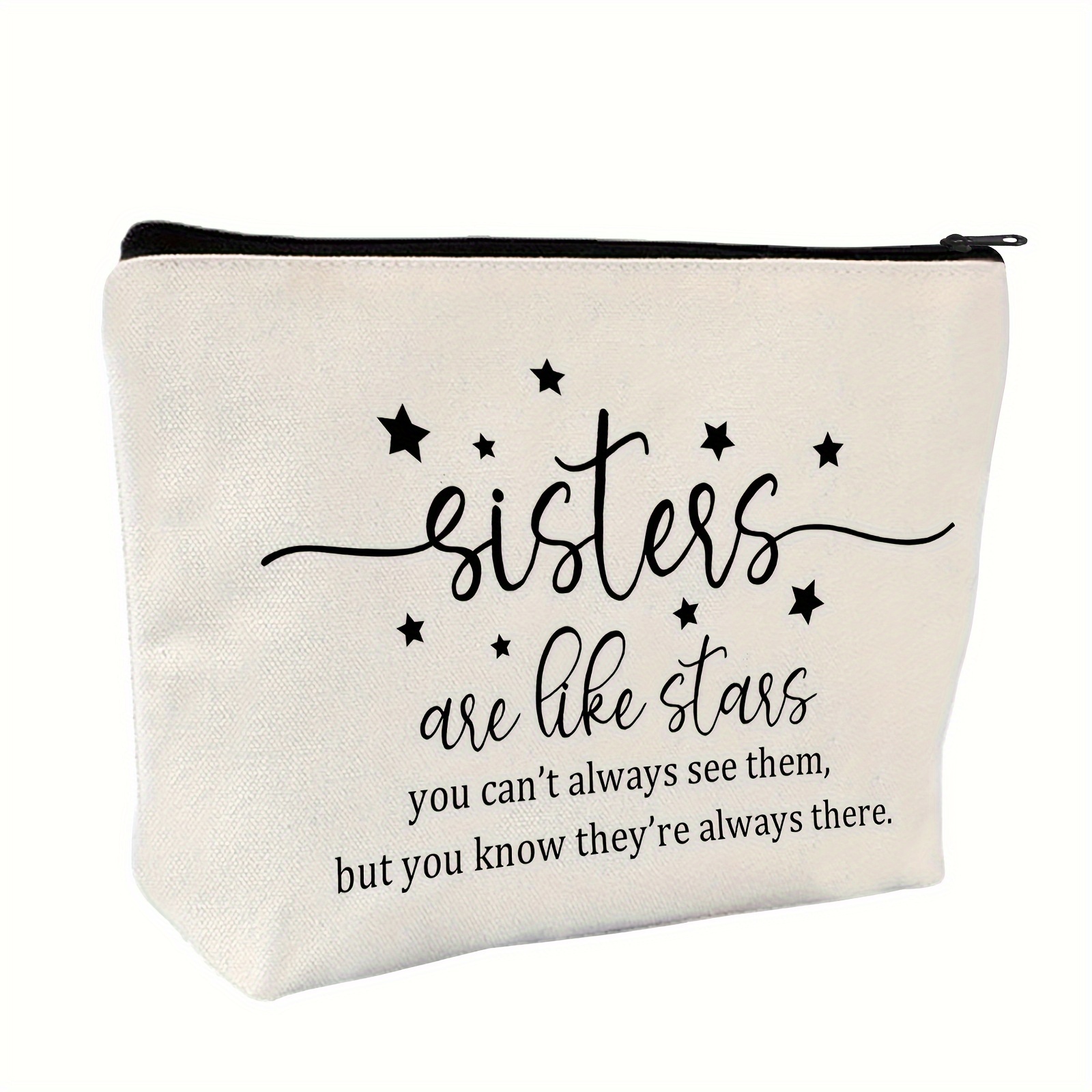 

Sisters Are Like Stars Makeup Bag Case For Sister Birthday Gifts Cosmetic Bag Best Friends Gift For Big Little Sisters Sister Gifts