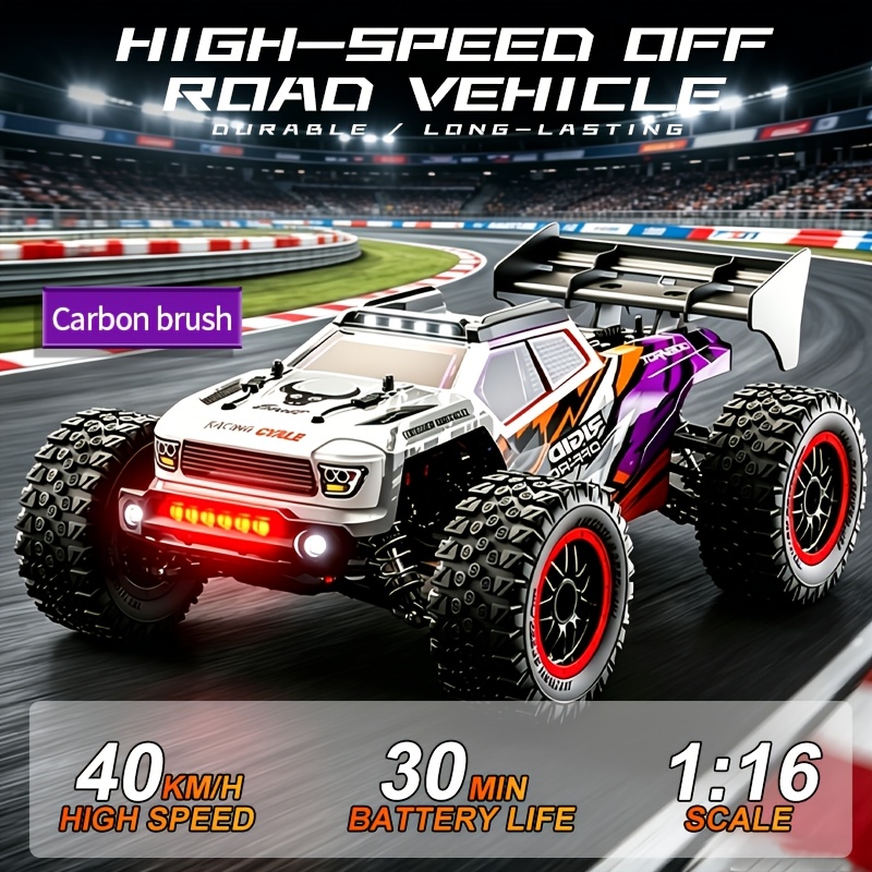 Image of 2026 New Remote -road Vehicle (purple), 1:16 Scale Remote Control Toy Car, Remote Control Model Car, Off-road Vehicle, Suitable For Boys And Beginners, Festival/birthday/party Gifts, Boy Toys
