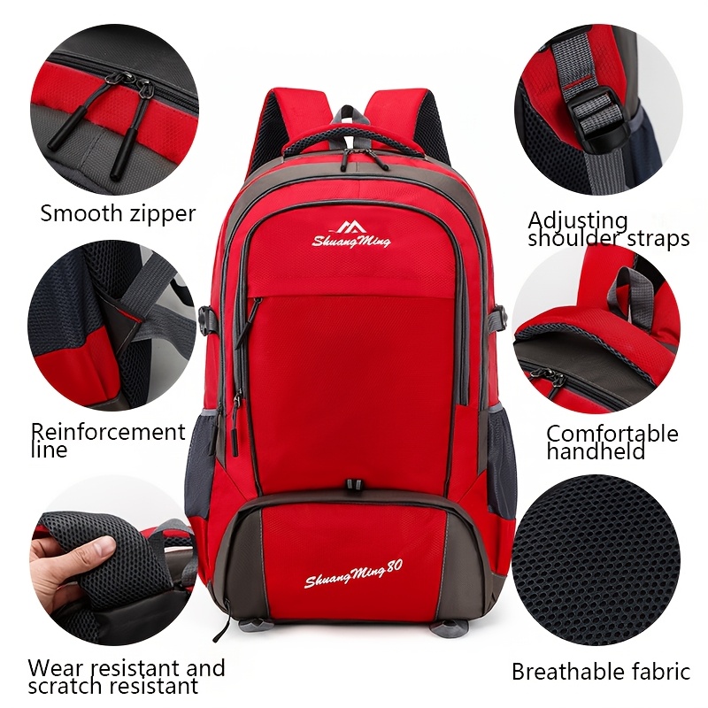 40L Large Capacity Multifunctional Outdoor Hiking Backpack