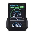 m6c motorcycle lcd display screen uncharged abs electric bike display gps tracking compatible no battery required black for modern bike display sleek bike conversion kit