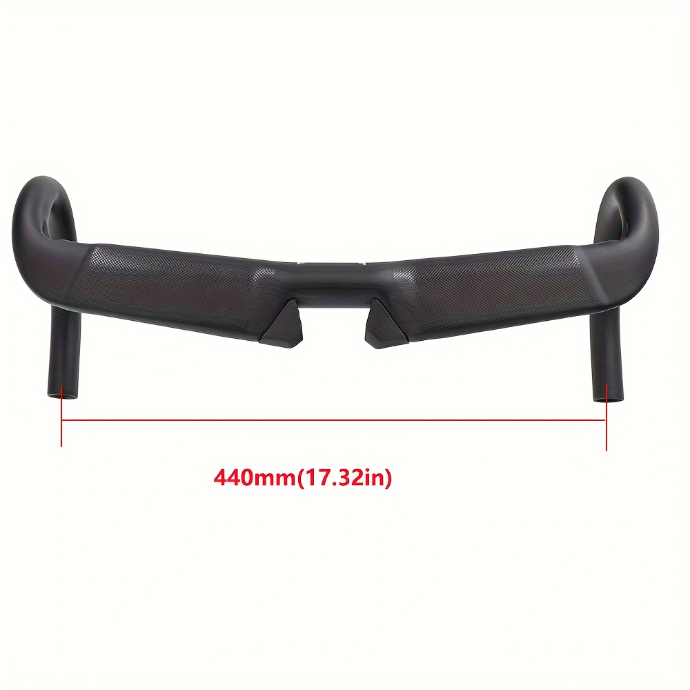 Guidon De Vélo En Fibre De Carbone - 31,8 Mm - 400/420/440 Mm - Route/VTT - Neuf
