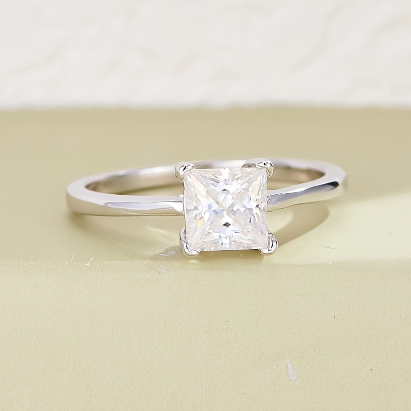 

1pc 1 Moissanite , , S925 , Engagement For , , For Man Women