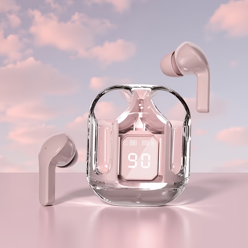 TEMU Wireless Wireless Tws Earbuds, Anc Transparent Mode Low Latency Gaming Headphones, 35 Hours Long Battery Hifi Stereo Headset, Comfortable In-ear